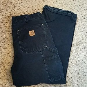 Men's Black Carhartt Original Dungaree Fit 33x30